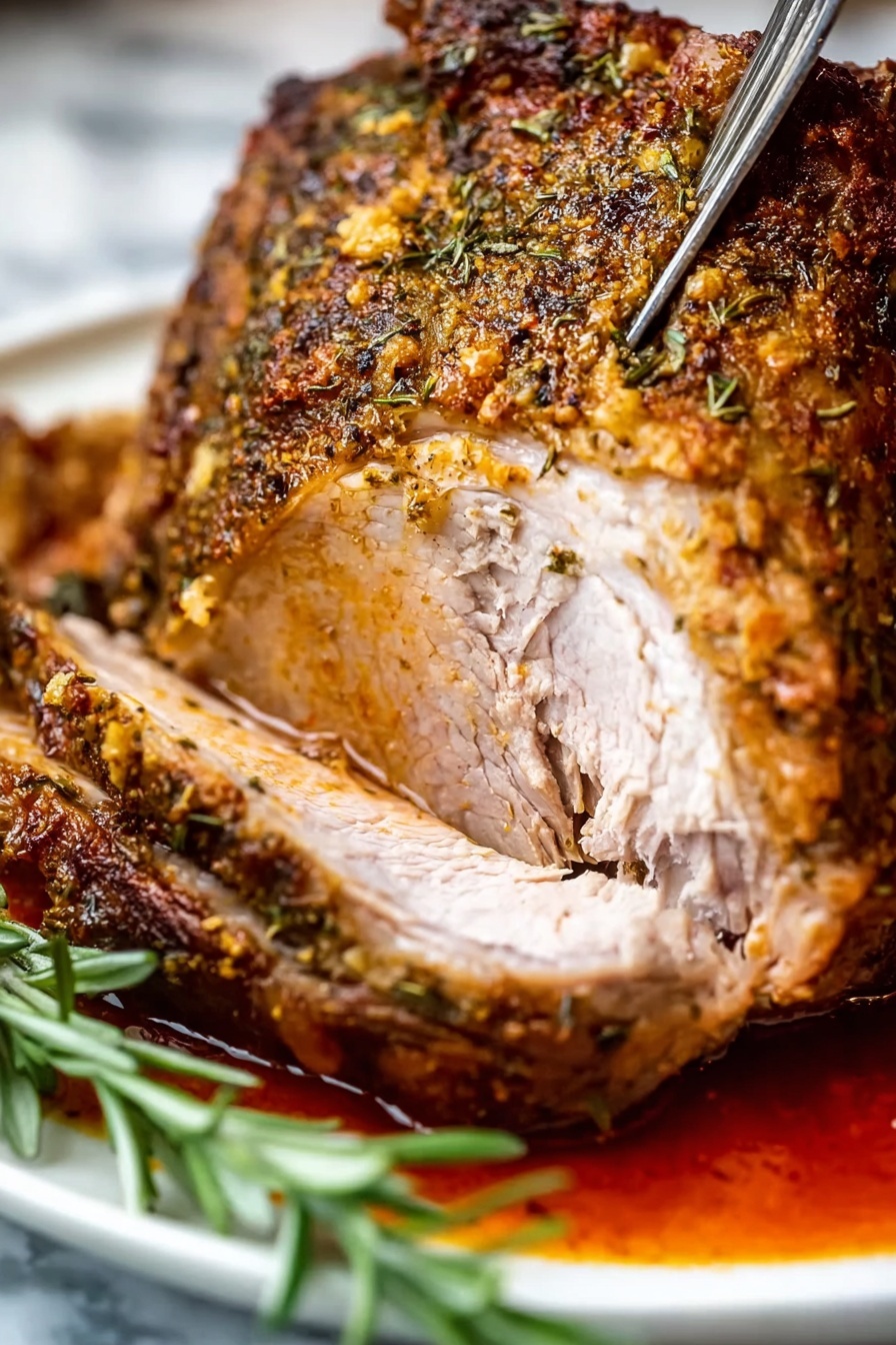 Garlic Herb Roasted Chicken - Serving Suggestion