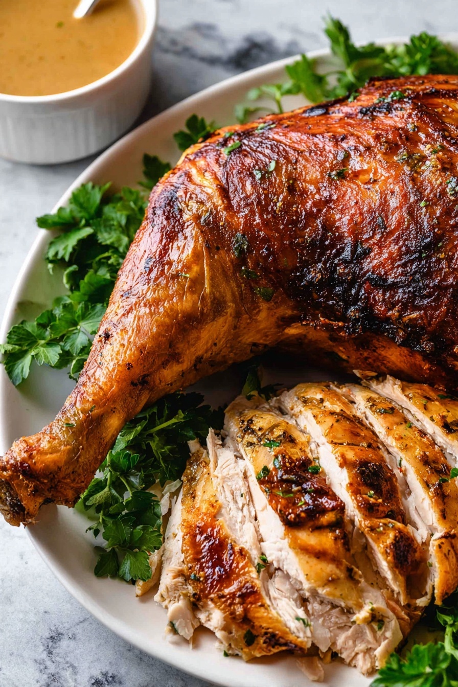 spatchcock turkey - Serving Suggestion