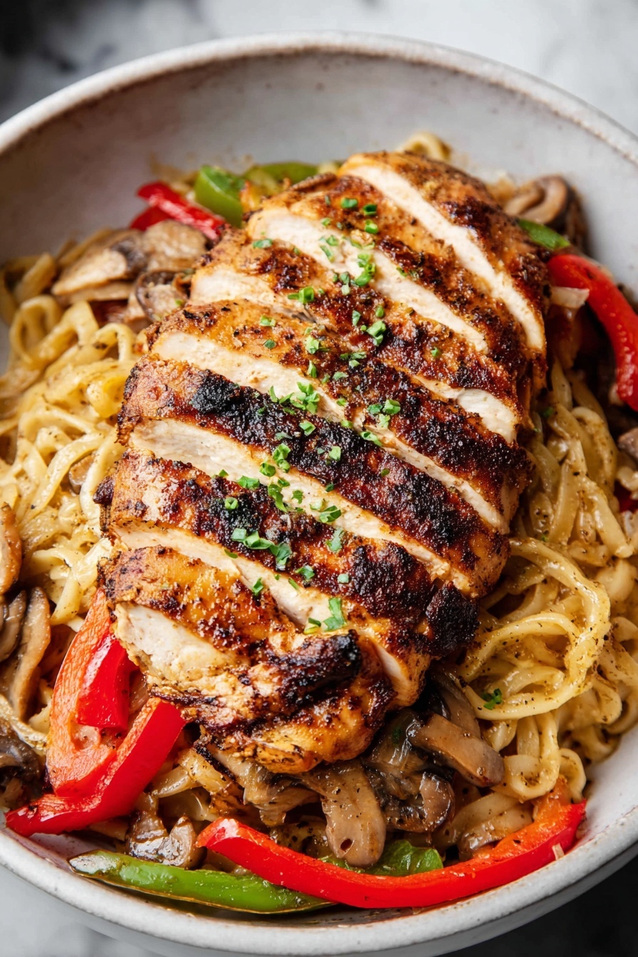 Cajun Chicken Pasta - Serving Suggestion