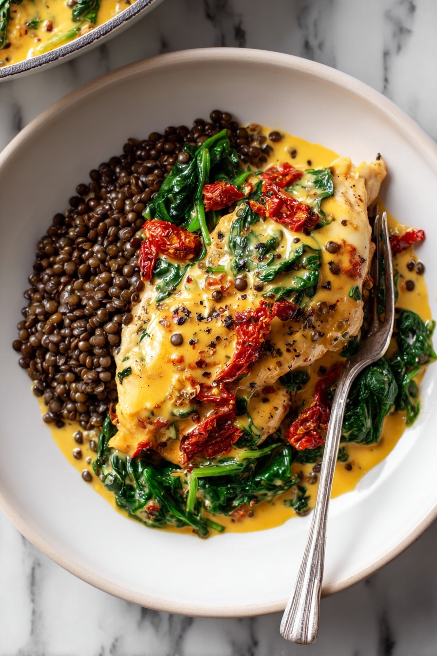 Creamy Tuscan Chicken - Serving Suggestion