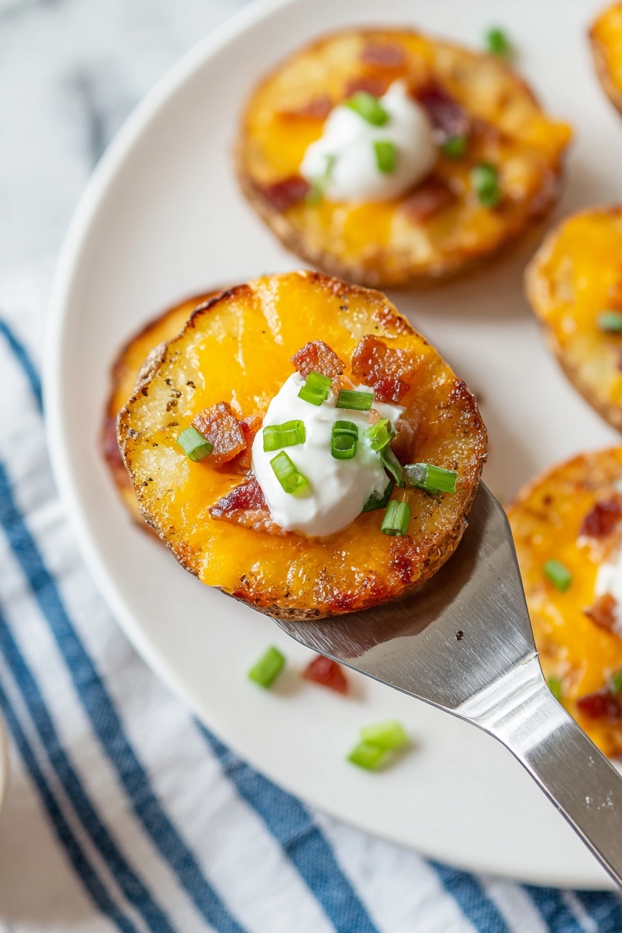 baked potato rounds - Serving Suggestion
