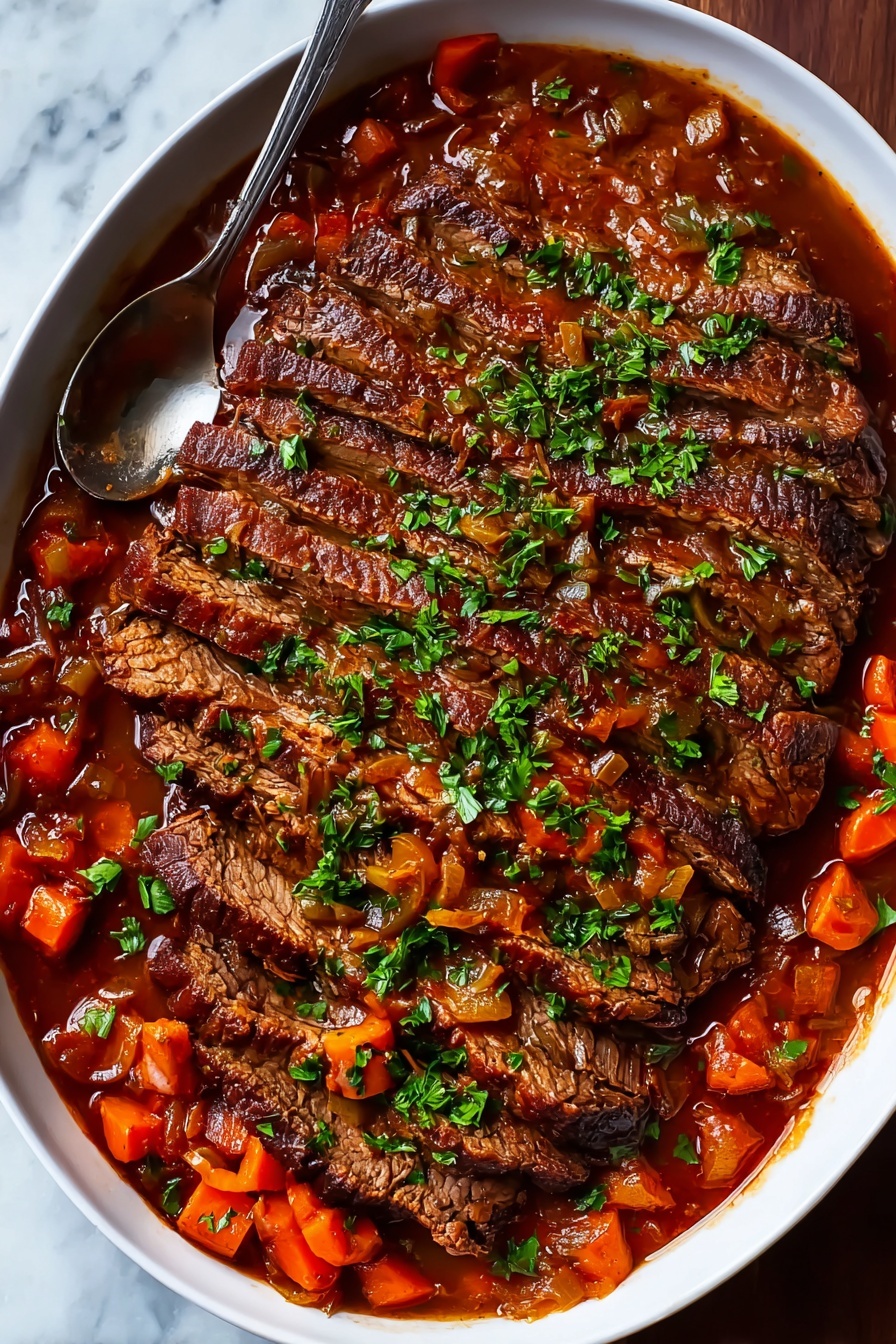 braised brisket - Serving Suggestion