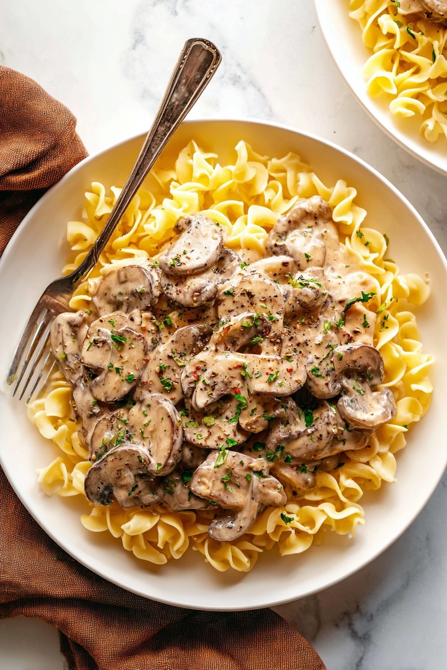 beef stroganoff - Serving Suggestion