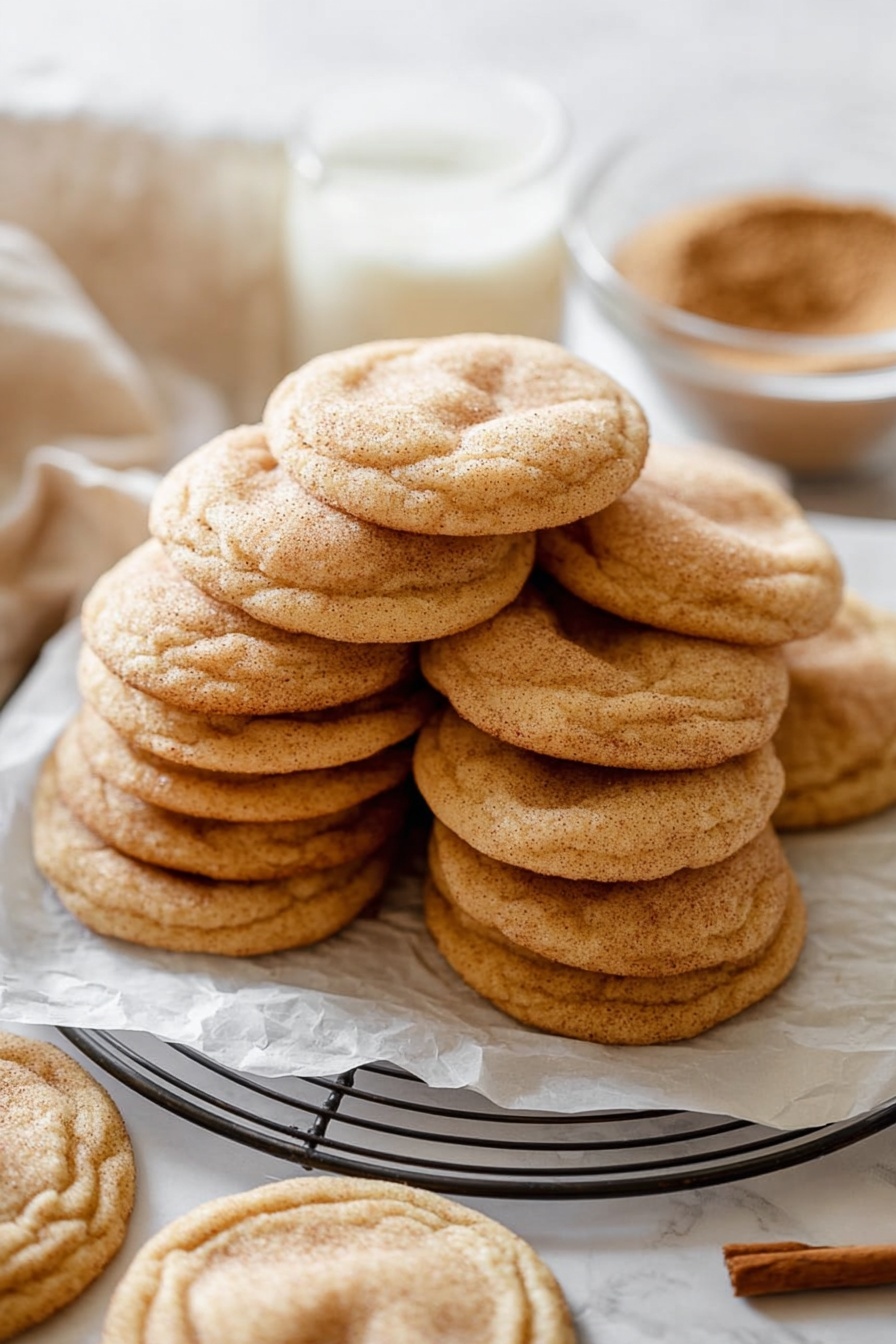 Snickerdoodle Cookies - Serving Suggestion