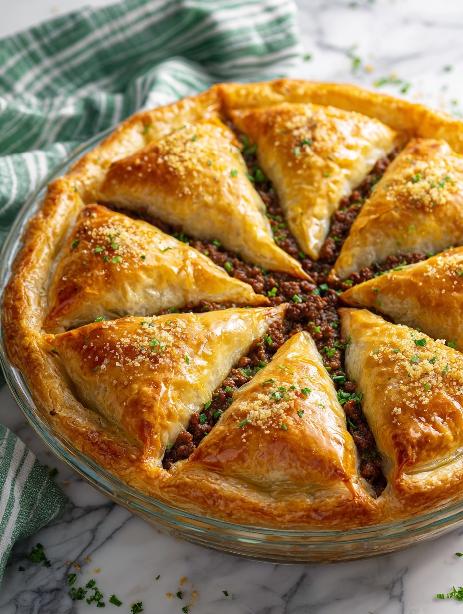 A slice of lasagna shows three main layers on a white plate with some green herb leaves sprinkled on top and around it. The bottom layer is a smooth layer of pasta with a bright red tomato sauce mixed with ground meat. The middle layer is a thick, creamy white cheese filling. The top layer is another layer of pasta covered with melted golden-brown cheese, slightly crisp around the edges. Small green herb leaves sit on top of the melted cheese, adding color contrast. The plate is set on a white marbled surface. photo taken with an iphone --ar 2:3 --v 7